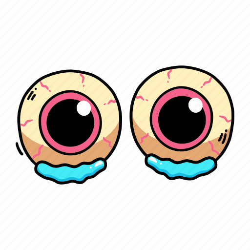 Halloween, eyeball, cry, scary, monster icon - Download on Iconfinder