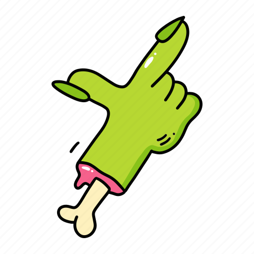 Halloween, zombie, hand, click icon - Download on Iconfinder
