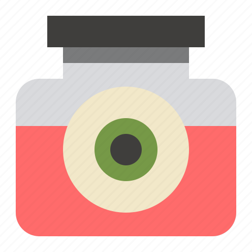 Eye, halloween, jar icon - Download on Iconfinder