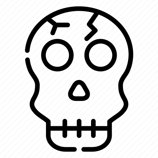 Skull, halloween, scary, horror, rock n roll, skeleton, head icon - Download on Iconfinder