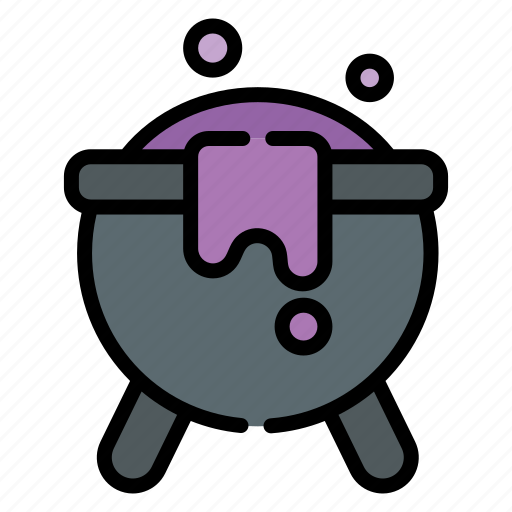 Cauldron, halloween, magic, poison, cooking, pot, boiling icon - Download on Iconfinder