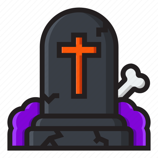 Death, ghost, grave, graveyard, halloween, horror, rip icon - Download on Iconfinder