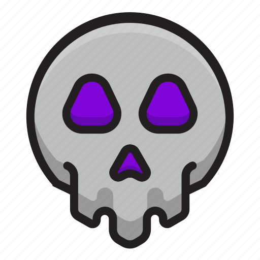Danger, dead, death, halloween, skeleton, skull icon - Download on Iconfinder