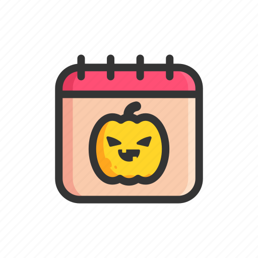 Calendar, date, event, halloween, scary, schedule icon - Download on Iconfinder