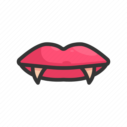 Fang, halloween, horror, lips, scary, spooky icon - Download on Iconfinder