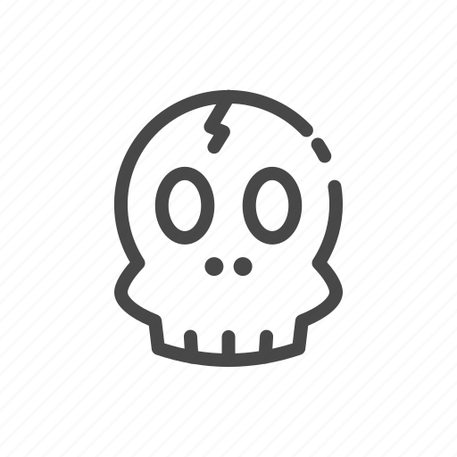 Dead, death, halloween, hallowen, scary, skull, spooky icon - Download on Iconfinder