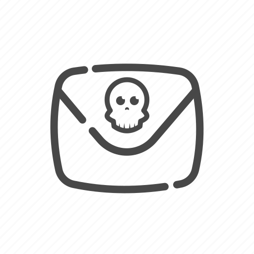 Email, halloween, invitation, mail, skull icon - Download on Iconfinder