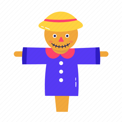 Scarecrow, farm, field, scary, halloween, spooky, horror icon - Download on Iconfinder