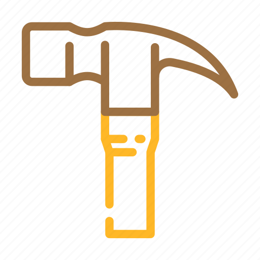 Claw, hammer, tool, construction, carpentry, wood icon - Download on Iconfinder