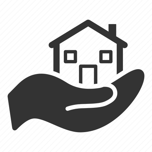 Building, hand, home, house, insurance, protection, security icon - Download on Iconfinder