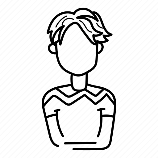 Human avatar, male, man, masculine, person, stylish boy icon - Download on Iconfinder