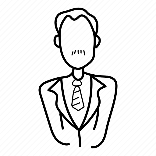 Businesserson, businessman, gentleman, human avatar, masculine icon - Download on Iconfinder