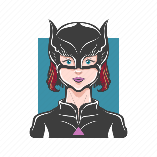 Avatar, avatars, cat, catwoman, hero, sexy, super hero icon - Download on Iconfinder