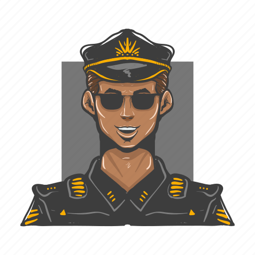 Avar, avatars, face, man, police, policeman, user icon - Download on Iconfinder