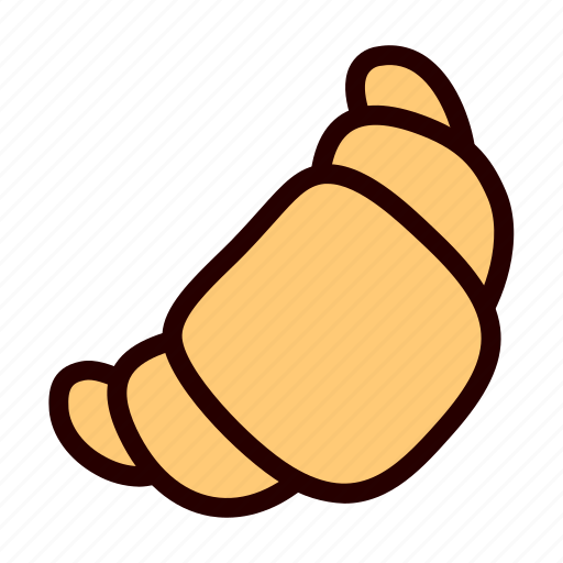 Croissant, french, bakery, food, dessert, doodle, cartoon icon - Download on Iconfinder
