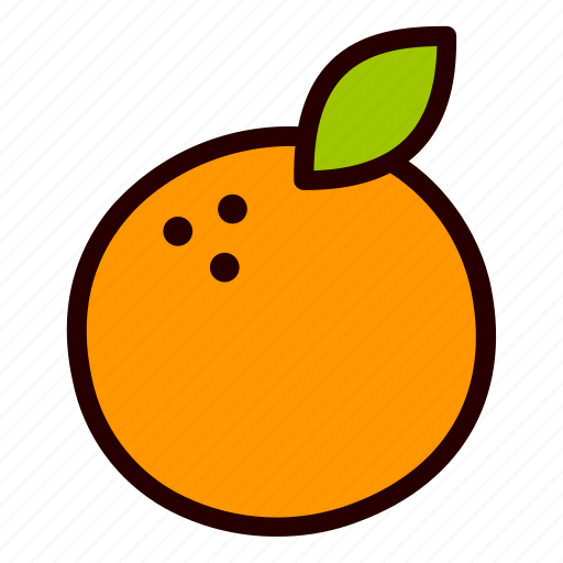 Orange, fruit, food, juice, doodle, cartoon icon - Download on Iconfinder