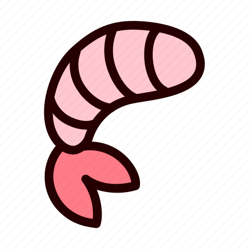 Shrimp, seafood, prawn, food, doodle, cartoon, cooking icon - Download on Iconfinder