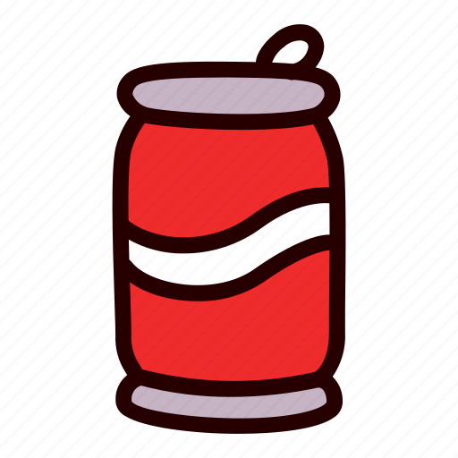 Soda, can, drink, beverage, doodle, cartoon icon - Download on Iconfinder