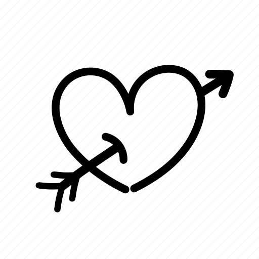 Arrow, heart, love, love tattoo, tattoo, valentine, valentine's day icon - Download on Iconfinder