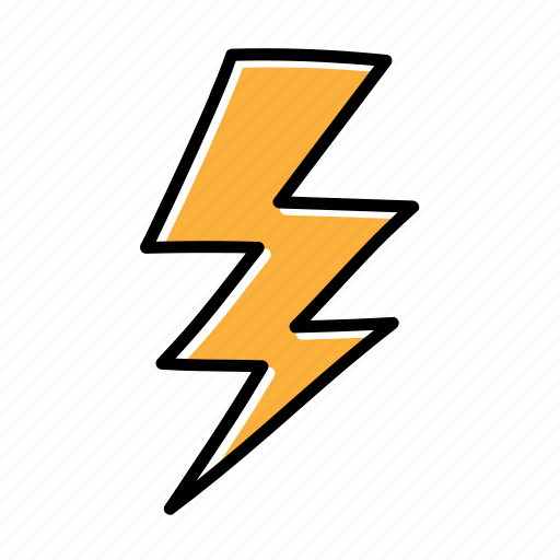 Electricity, lightning, power, rain, rainy, storm, thunder icon - Download on Iconfinder