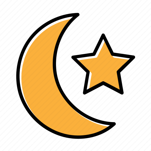 Dark, moon, nature, night, planet, sky, star icon - Download on Iconfinder