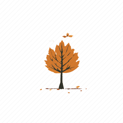 Autumn, fall, leaves, leaf, tree, down, weather icon - Download on Iconfinder