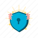 holding shield, security shield, protective-shield, safety-shield, shield security, safety, secure, protection, shield