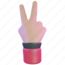 friendship, gesture, hand, peace, sign, v, victory, back