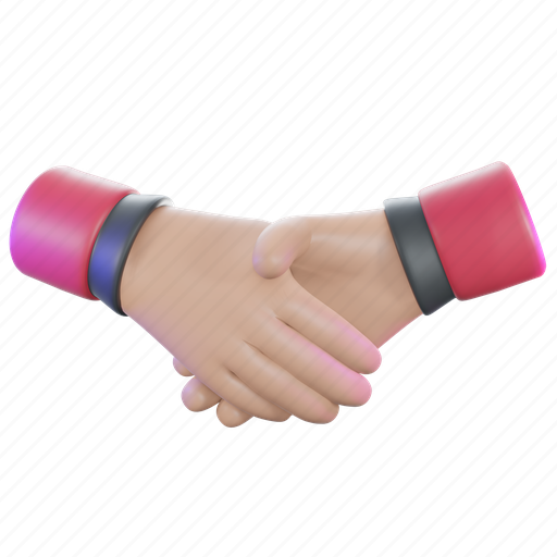 Deal, hands, shake, agreement, handshaking, hand, gesture 3D illustration - Download on Iconfinder