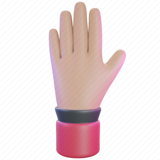 Finger, gesture, gesturing, hand, palm, stop, thumb 3D illustration - Download on Iconfinder