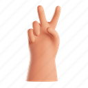 two, hand, gesture, sign language, hands 