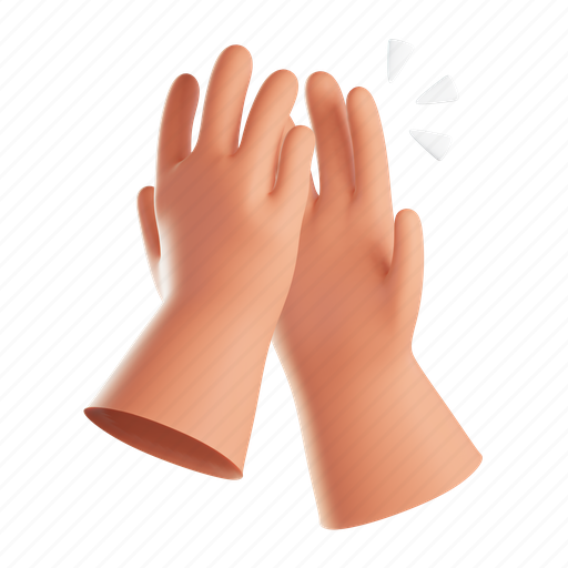 Hand, gesture, sign language, hands, hi five 3D illustration - Download on Iconfinder