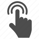click, double tap, finger, gestureworks, hand, mobile gesture, touch