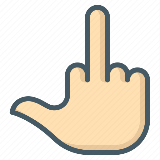 Bird, finger, gesture, middle icon - Download on Iconfinder
