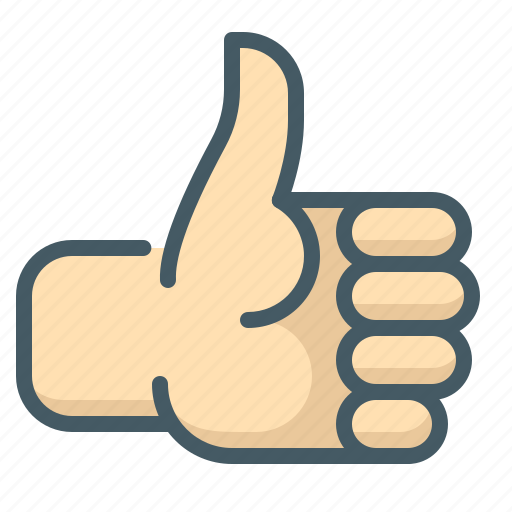 Gesture, hand, like, thumbsup icon - Download on Iconfinder