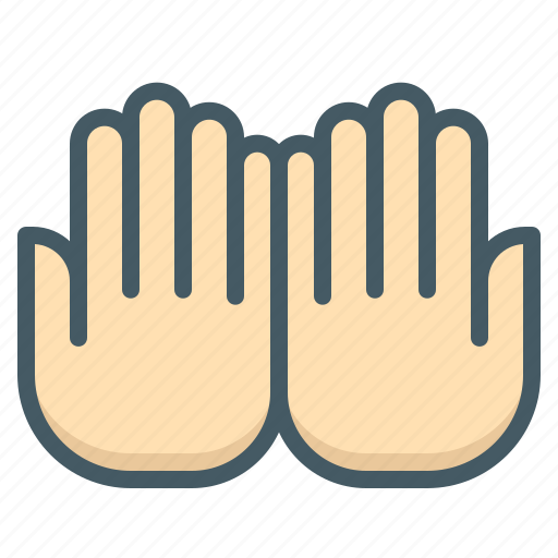 Palms, up, together, hands icon - Download on Iconfinder