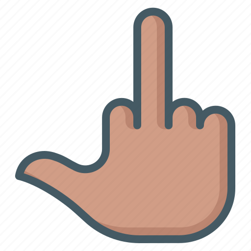 Bird, finger, gesture, middle icon - Download on Iconfinder