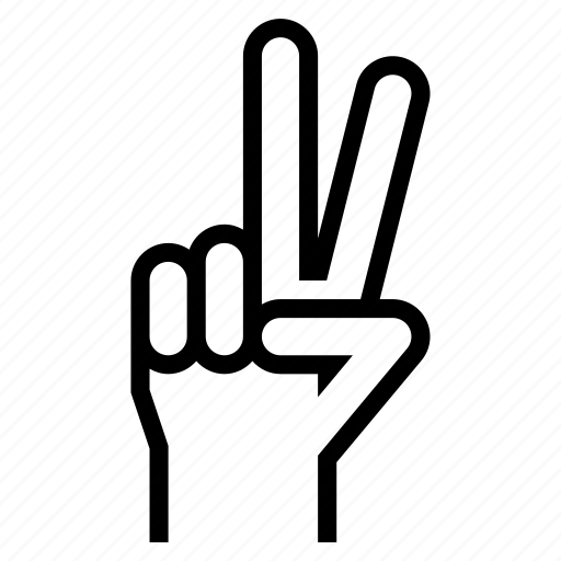 Gesture, hand, pose, victory, win, winner icon - Download on Iconfinder