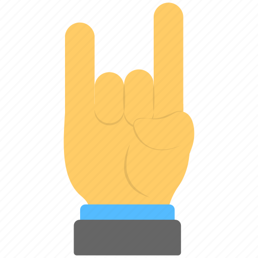 Finger sign, gestures, horn finger, index finger little finger icon - Download on Iconfinder