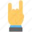 finger sign, gestures, horn finger, index finger little finger 