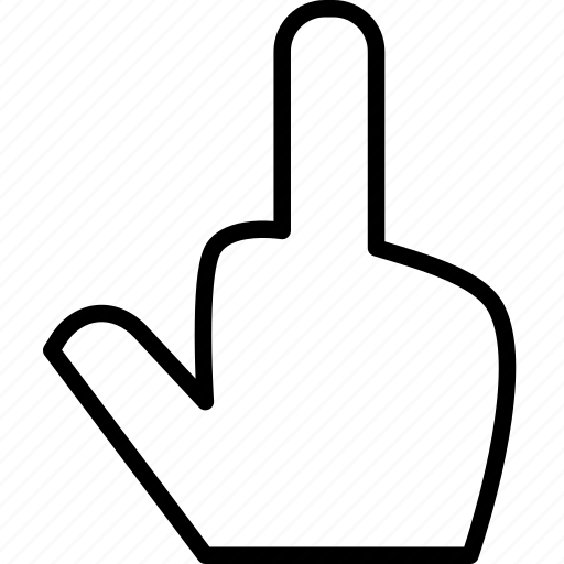 Finger, gesture, hand, middle, pissoff, rude icon - Download on Iconfinder
