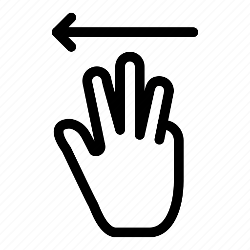 Cursor, hand, left, up icon - Download on Iconfinder