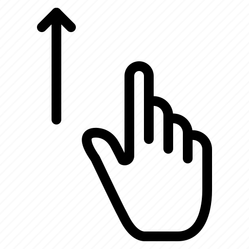 Finger, gesture, gestures, hand, up icon - Download on Iconfinder