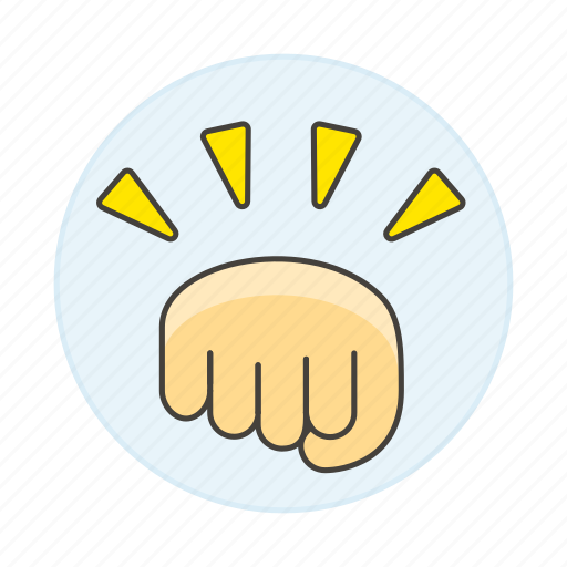Hand, conflict, battle, hit, force, punch, gestures icon - Download on Iconfinder