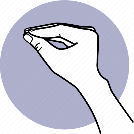 Hand, little, bit, gesture, action icon - Download on Iconfinder