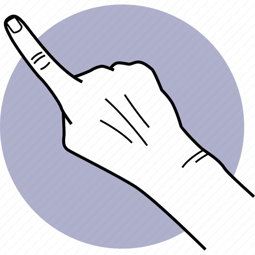 Hand, point, pointing, finger icon - Download on Iconfinder