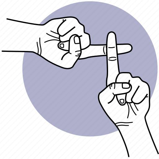Hand, cross, gesture, fingers icon - Download on Iconfinder