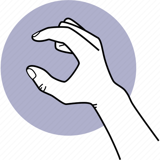 Hand, gesture, finger, little, small, tiny, measure icon - Download on Iconfinder