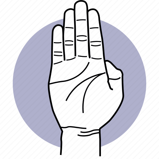 Hand, fingers, palm icon - Download on Iconfinder