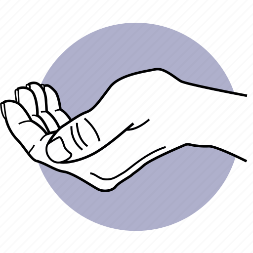 Hand, fingers, scoop icon - Download on Iconfinder